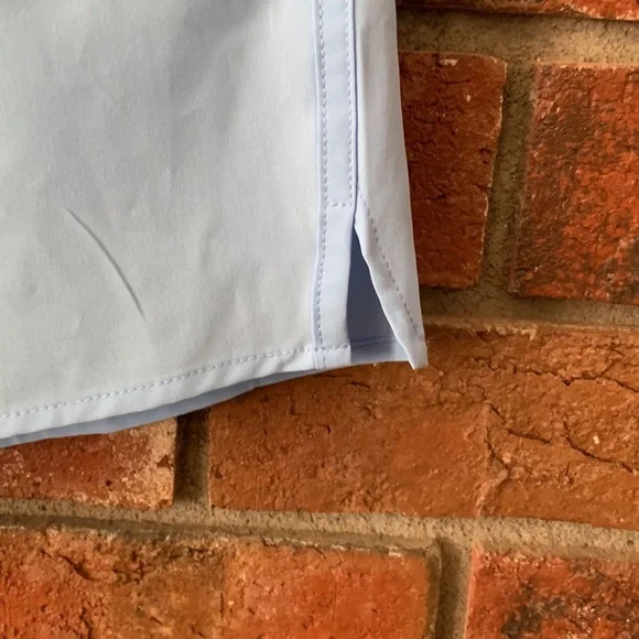 Crown & Ivy Sky Blue Athletic Running Shorts - Picture 3 of 7